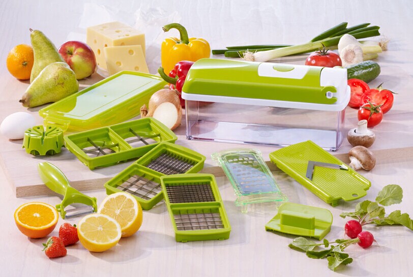 12-Piece Multifunctional Vegetable Chopper & Food Slicer